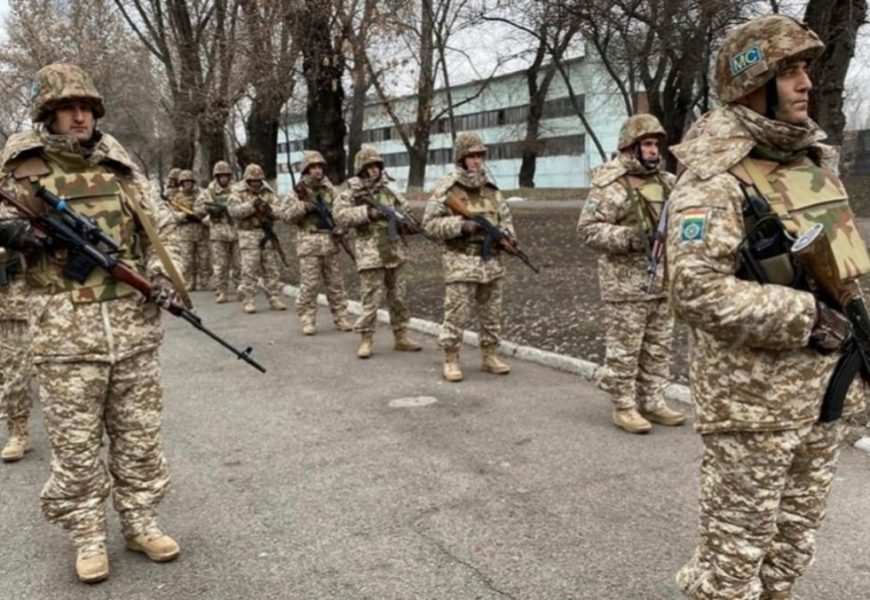 Начался вывод войск миссии ОДКБ из Казахстана