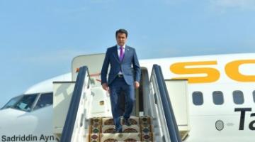 Начало официального визита Рустама Эмомали в Туркменистан