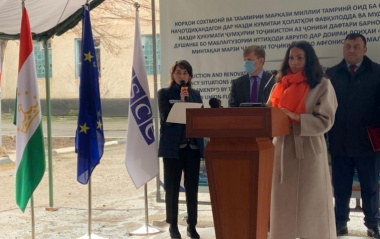 Европейский Союз и ОБСЕ поддерживают начало строительных работ в Учебном центре Комитета по чрезвычайным ситуациям и гражданской обороне Таджикистана