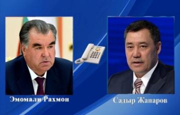 Телефонный разговор Лидера нации, Президента Таджикистана c Президентом Кыргызстана