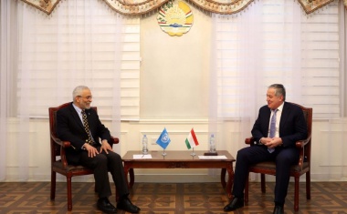 Встреча Министра иностранных дел с новым Постоянным представителем ПРООН в Таджикистане
