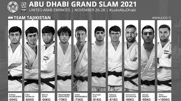 “Abu Dhabi Grand Slam 2021”: Тоҷикистонро 10 варзишгар муаррифӣ мекунанд