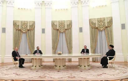 Россия, Кремль: Встреча с Президентом Ирана Сейедом Эбрахимом Раиси