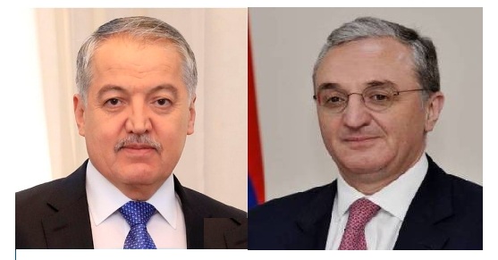 Телефонный разговор министров иностранных дел Таджикистана и Армении