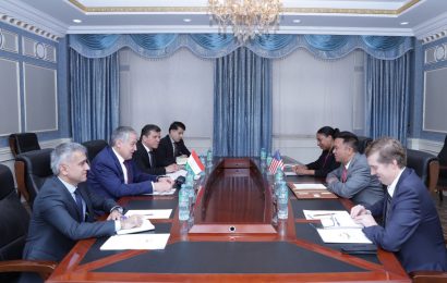 Встреча Министра иностранных дел Республики Таджикистан с Послом США