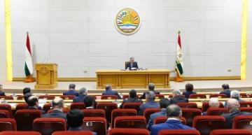 Сегодня состоялось заседание Правительства Республики Таджикистан
