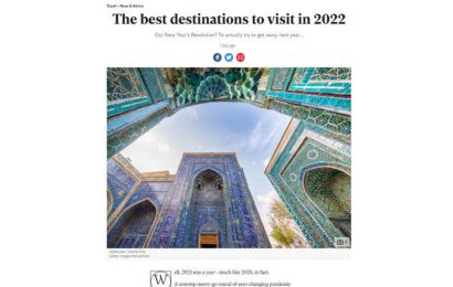 Узбекистан вошел в десятку лучших мест для туристических поездок в 2022 году — Тhe Independent