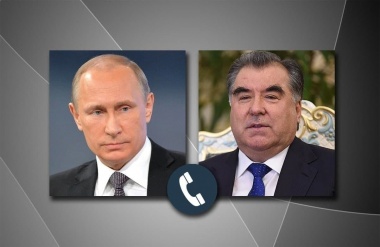Телефонный разговор Президента России В.В.Путина с Президентом Таджикистана Э.Рахмоном.
