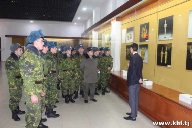 Военнослужащие КЧС посетили Национальный музей