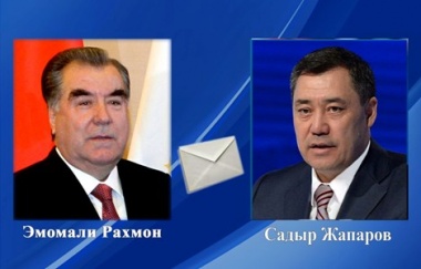 ПРЕЗИДЕНТ РЕСПУБЛИКИ ТАДЖИКИСТАН: Поздравительная телеграмма Избранному Президенту Кыргызской Республики Садыру Жапарову