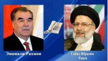 Телефонный разговор Президента Таджикистана с Президентом Ирана