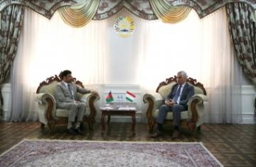Встреча Первого заместителя Министра иностранных дел Таджикистана с Послом Афганистана