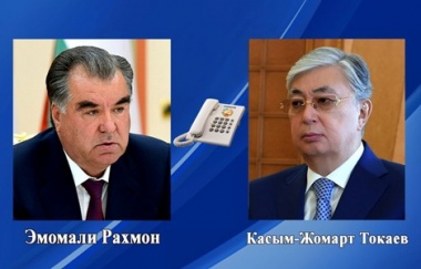 Телефонный разговор Президента Республики Таджикистан с Президентом Республики Казахстан Касым-Жомартом Токаевым