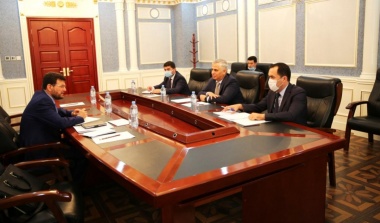 Встреча Первого заместителя Министра иностранных дел Таджикистана с Послом Палестины