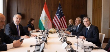 Встреча Госсекретаря США Энтони Блинкена с министром иностранных дел Республики Таджикистан Сироджиддином Мухриддином