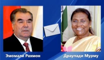 Эмомали Рахмон поздравил нового президента Индии