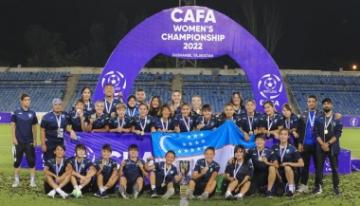 Победителем Чемпионата CAFA-2022 в Душанбе стала женская сборная Узбекистана
