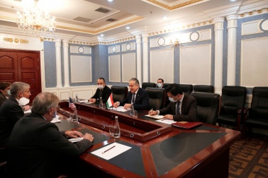 Встреча Министра иностранных дел Республики Таджикистан с Послом Соединенных Штатов Америки и новым Директором Агентства США по международному развитию в Таджикистане