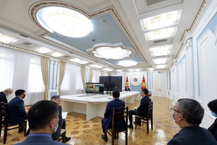 Глава Кыргызстана участвовал на заседании ВЕЭС