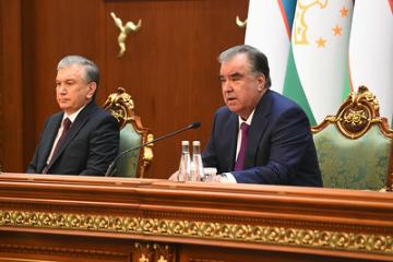Совместное заявление Президента Республики Таджикистан Эмомали Рахмона и Президента Республики Узбекистан Шавката Мирзиёева