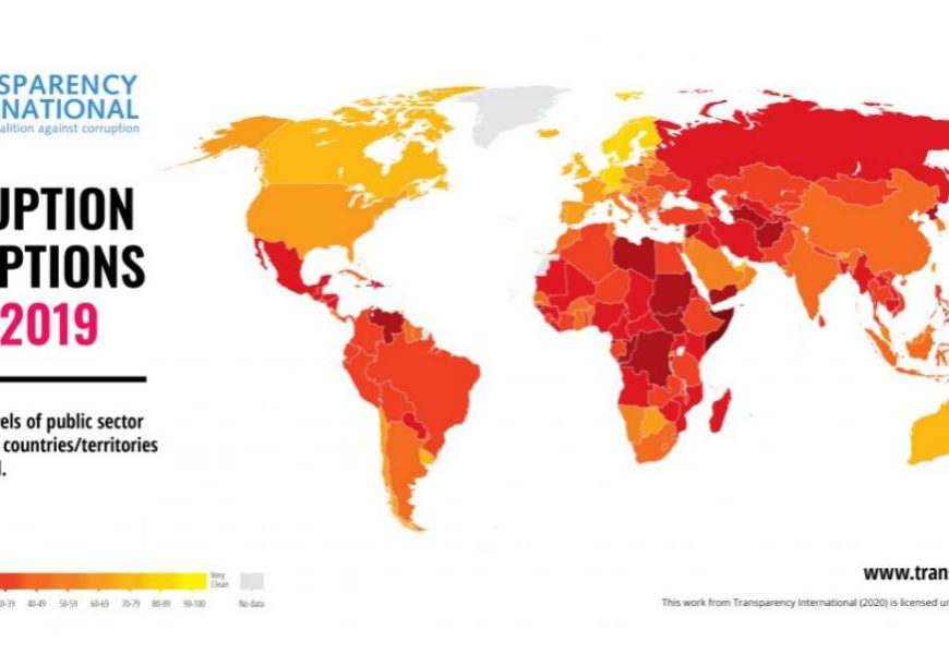 «Индекс восприятия коррупции – 2020»: пандемия усугубляет коррупцию во всем мире