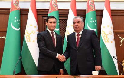 Таджикистан и Туркменистан подписали Декларацию об углублении стратегического партнёрства