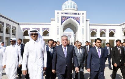 Церемония открытия Центральной соборной мечети города Душанбе в рамках государственного визита Эмира Государства Катар в Республику Таджикистан