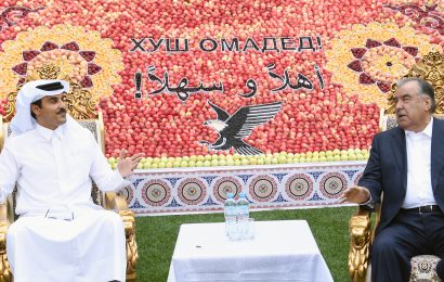 Посещение главами государств Таджикистана и Катара загородной резиденции Такоб в Варзобском районе