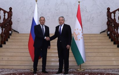 Переговоры министров иностранных дел Таджикистана и России