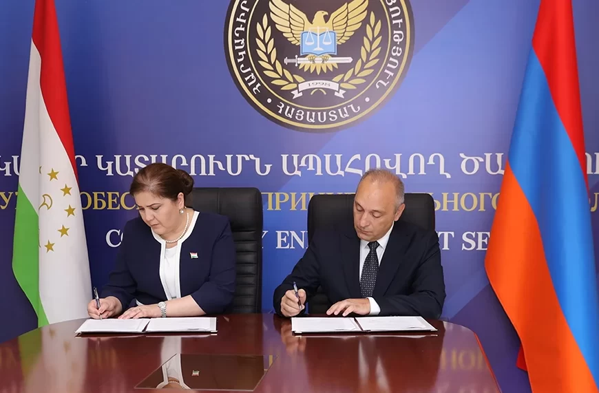 Армения и Таджикистан будут сотрудничать в сфере принудительного исполнения