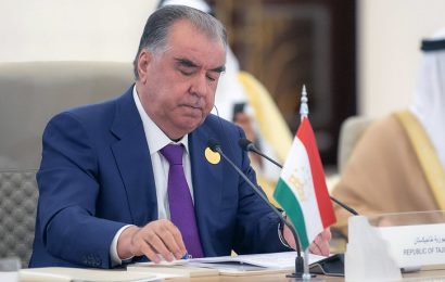 Выступление Президента Республики Таджикистан Эмомали Рахмона на первом Саммите государств Центральной Азии и арабских стран Залива