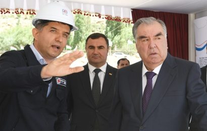 Ознакомление с ходом строительных работ на ГЭС «Себзор»
