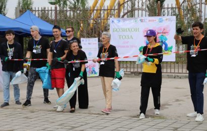 В Душанбе прошли первые «Чистые Игры»