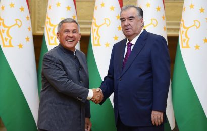 Президент Таджикистана провел встречу с Главой Республики Татарстан