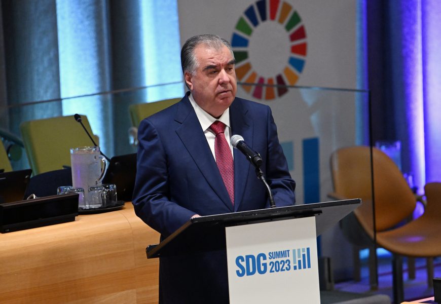 Речь Президента Республики Таджикистан Эмомали Рахмона на Саммите по Целям устойчивого развития