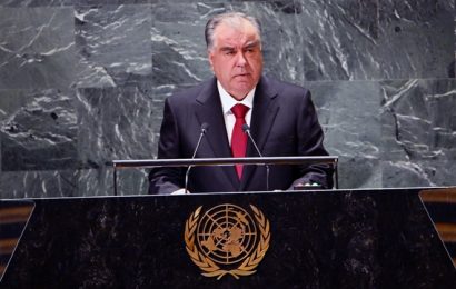 Речь Президента Республики Таджикистан Эмомали Рахмона на общих дебатах 78-й сессии Генеральной Ассамблеи ООН