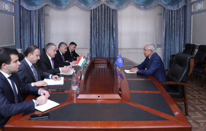 Встреча Министра иностранных дел Республики Таджикистан с Генеральным секретарем ОДКБ