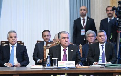 Президент Республики Таджикистан принял участие в заседании Совета глав государств СНГ