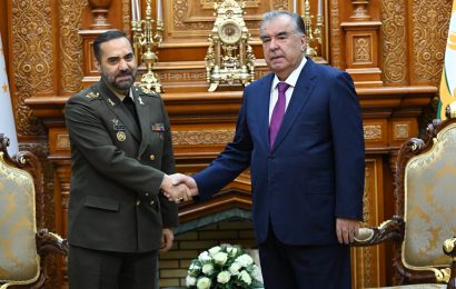 Президент Республики Таджикистан: Встреча с Министром обороны Ирана Мухаммадом Риза Аштиёни
