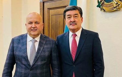 Встреча Посла Таджикистана с Министром экологии и природных ресурсов Казахстана