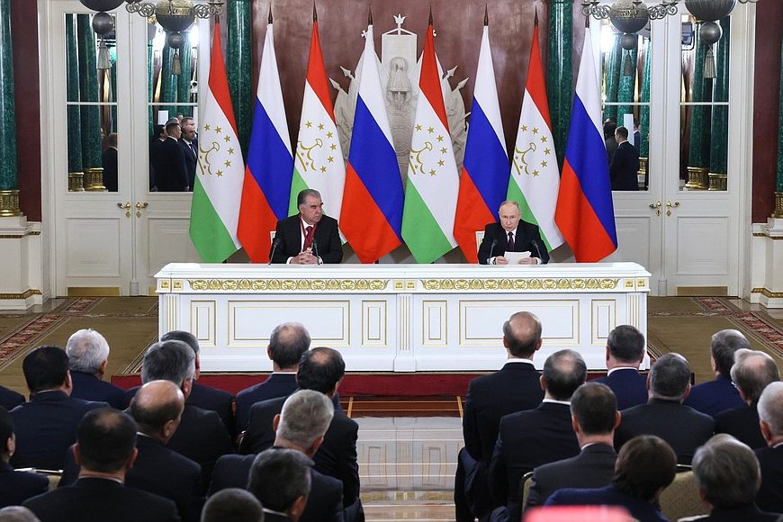 Заявления для прессы по итогам российско-таджикистанских переговоров