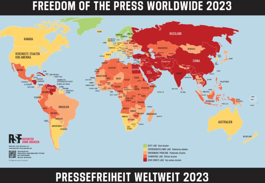 Новый рейтинг свободы прессы в мире