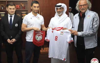 Министр спорта и молодежи Катара поздравил сборную Таджикистана с выходом в 1/8 финала Кубка Азии-2023