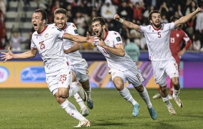 Национальная сборная Таджикистана обыграла Ливан и вышла в 1/8 финала Кубка Азии-2023!