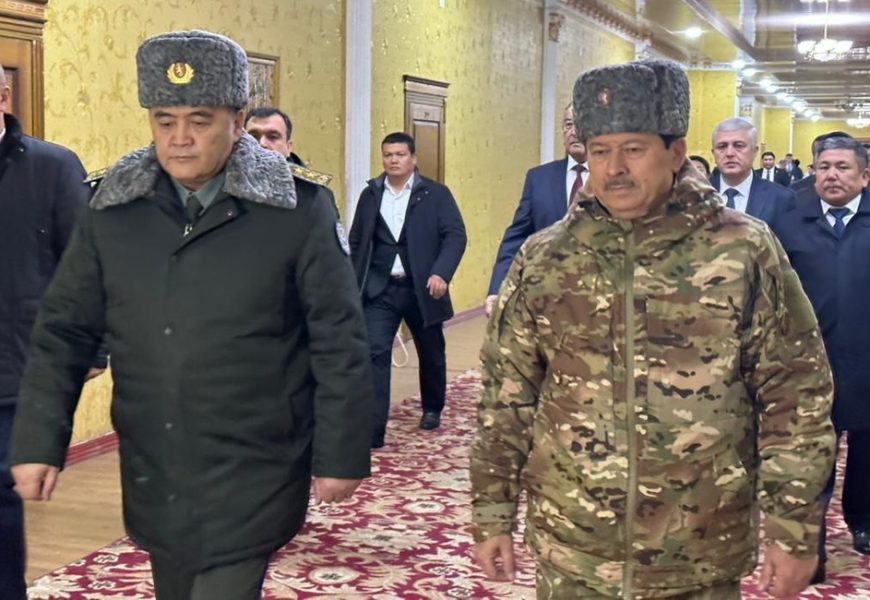 Встреча сопредседателей правительственных делегаций по таджикско-кыргызской государственной границе