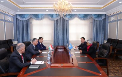 Встреча Первого заместителя министра иностранных дел Таджикистана с постоянным координатором ООН