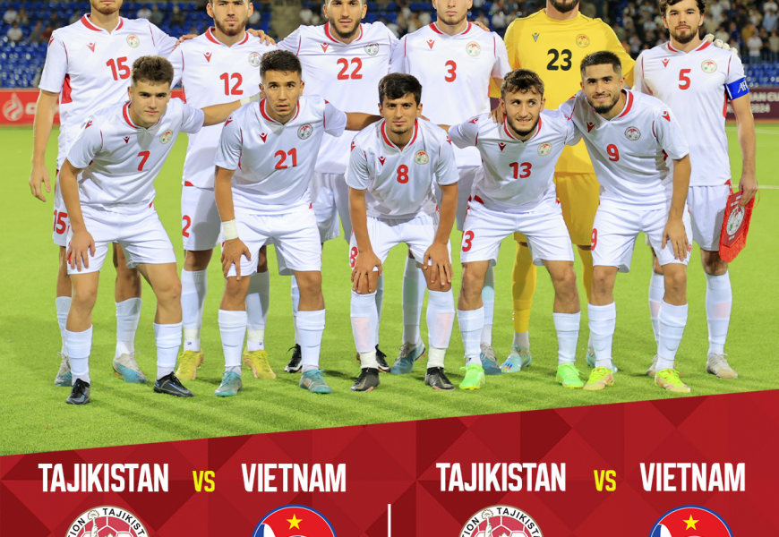Олимпийская сборная Таджикистана по футболу(U-23) проведет товарищеские матчи со сверстниками из Вьетнама