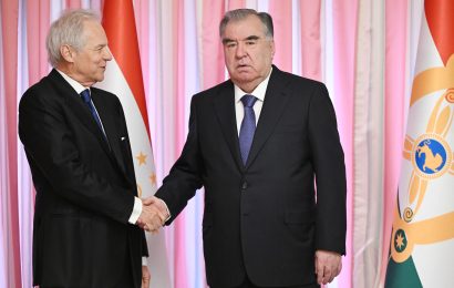Встреча Президента Республики Таджикистан с исполнительным директором компании WeBuild