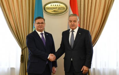 Встреча глав МИД Таджикистана и Казахстана