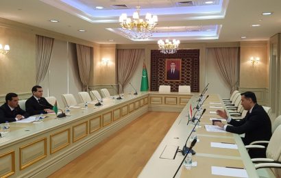 Встреча Посла Республики Таджикистан с Председателем Агентства “Туркмендемирёллары”